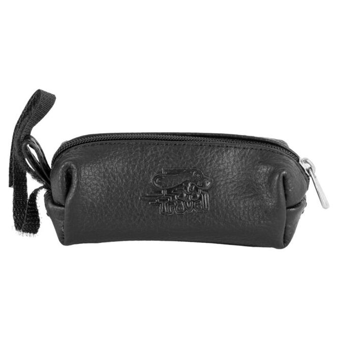 Huvudbild Poop Bag Holder Leather - Black, Travel