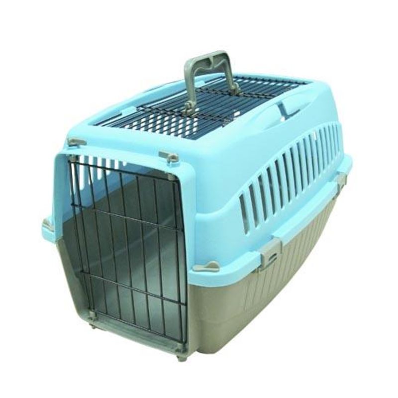 Transportbur Katt og hundevalp med luke på topp, Ibanez
